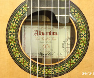 SOLD!!! The Twelfth Fret 40th Anniversary Alhambra Guitar, Model 11P Exótico Limited Edition