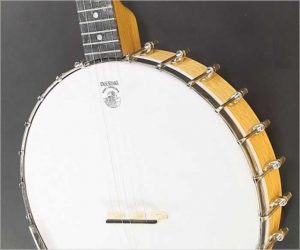 Vega White Oak Open Back Banjo by Deering