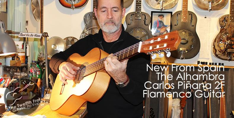 Alhambra Carlos Piñana 2F Flamenco Guitar - The Twelfth Fret