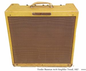 ❌SOLD❌   Fender Bassman 4x10 Amplifier Tweed, 1957