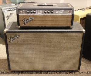 ❌SOLD❌  Fender Bassman Amp Blackface Head and 2x12 Cabinet, 1964