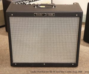 ❌SOLD❌ Fender Hot Rod DeVille III 2x12 60w Combo Amp, 2006