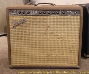 ❌SOLD❌ Fender Pro Combo Amp 1x15 Brownface, 1963