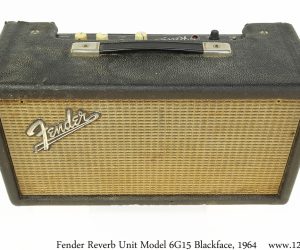 ❌SOLD❌ Fender Reverb Unit Model 6G15 Blackface, 1964