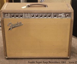 ❌SOLD❌  Fender Super Amp Brownface, 1962