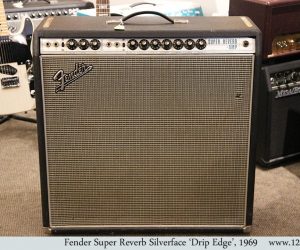 ❌SOLD❌Fender Super Reverb Silverface 'Drip Edge', 1969