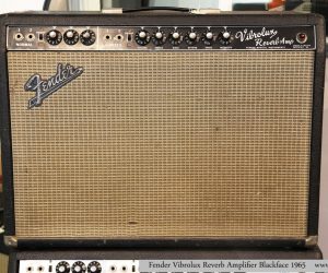 ❌SOLD❌   Fender Vibrolux Reverb Amplifier Blackface 1965