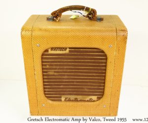 ❌SOLD❌  Gretsch Electromatic Amp by Valco, Tweed 1955