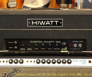 ❌SOLD❌   HIWATT Custom 100 DR103 Tube Amplifier Head, 1981