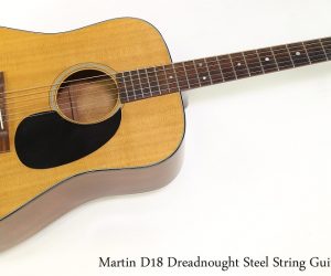 ❌SOLD❌  Martin D18 Dreadnought Steel String Guitar, 1975