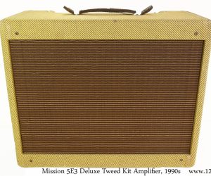 ❌SOLD❌ Mission 5E3 Deluxe Tweed Kit Amplifier, 1990s