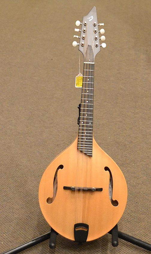 This great sounding Breedlove Quartz OF Mandolin has a great natural look and sells for $850.00