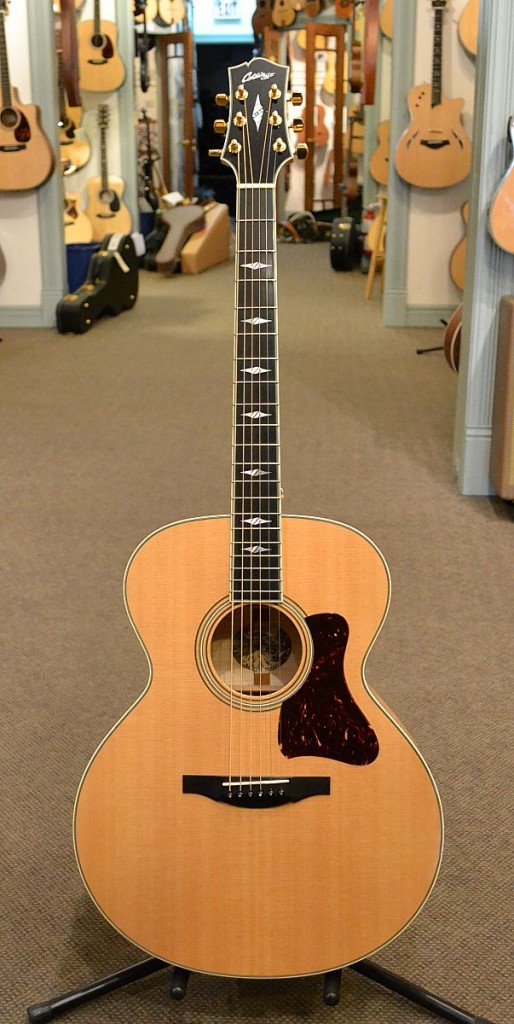 Here is a beautiful maple small jumbo flat top - a Collings SJ from 2009. This one looks, sounds and plays great .... hands down!! Great overall shape with only some minor play wear. Comes with the original hardshell case!