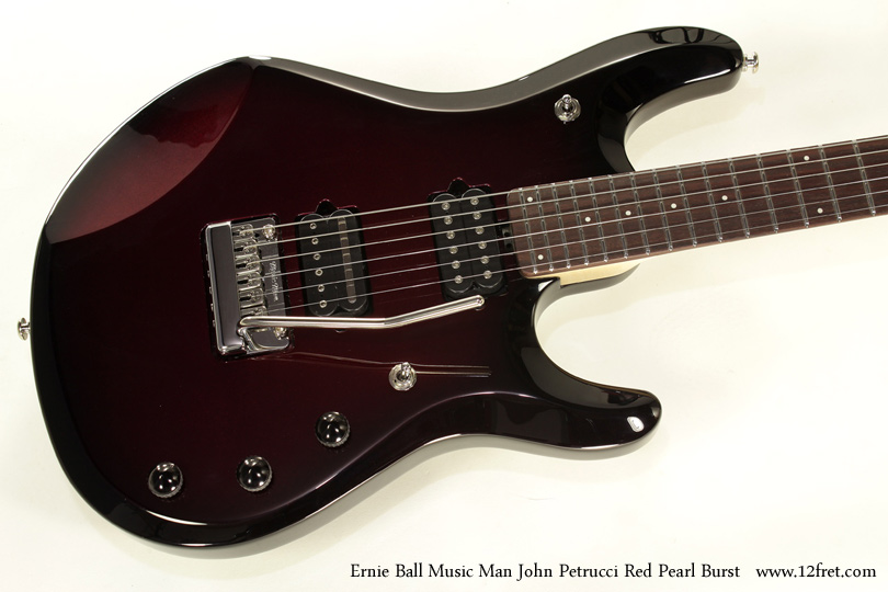 The Ernie Ball Music Man John Petrucci Red Pearl Burst guitar is a versatile rock guitar with great looks and plays like butter!