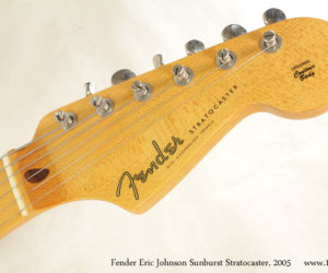 2005 Fender Eric Johnson Sunburst Stratocaster (consignment) SOLD