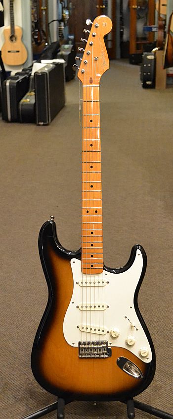 Here is a beautiful Fender Strat 57 Reissue selling for $1100.