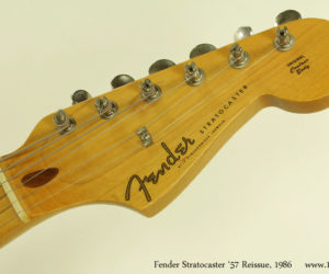 1986 Fender 1957 Reissue Stratocaster (consignment) SOLD