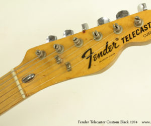 1974 Black Fender Telecaster Custom (consignment) SOLD