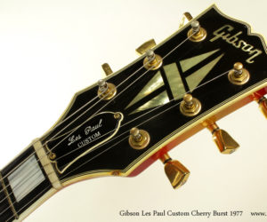 1977 Gibson Les Paul Custom Cherry Burst (consignment)  NO LONGER AVAILBLE