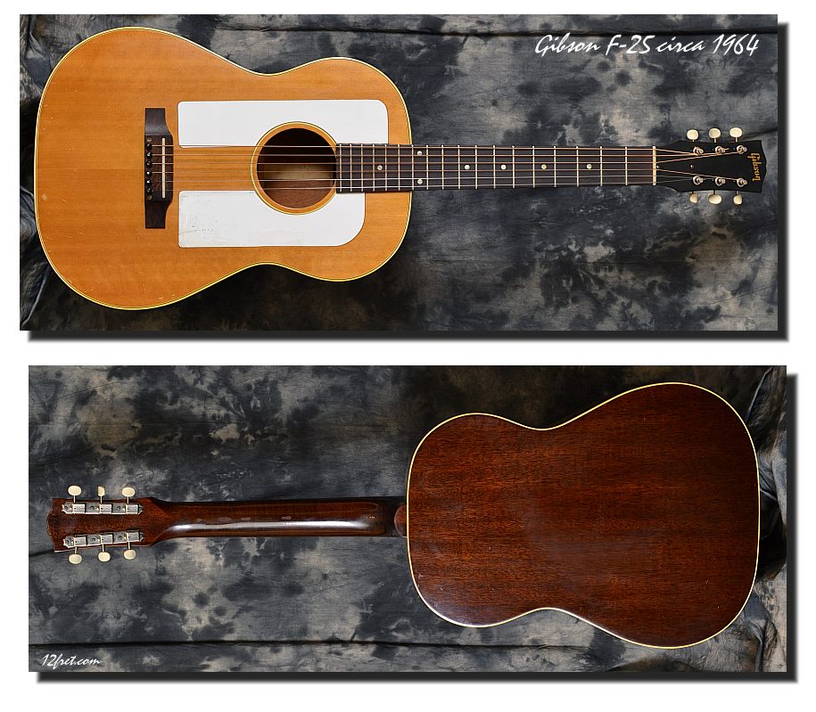 人気定番の Gibson F-25 www.12fret.com | 1964 ギター