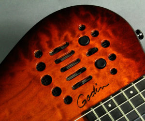 Godin Multiac ACS-SA with burled maple top (Used)  SOLD