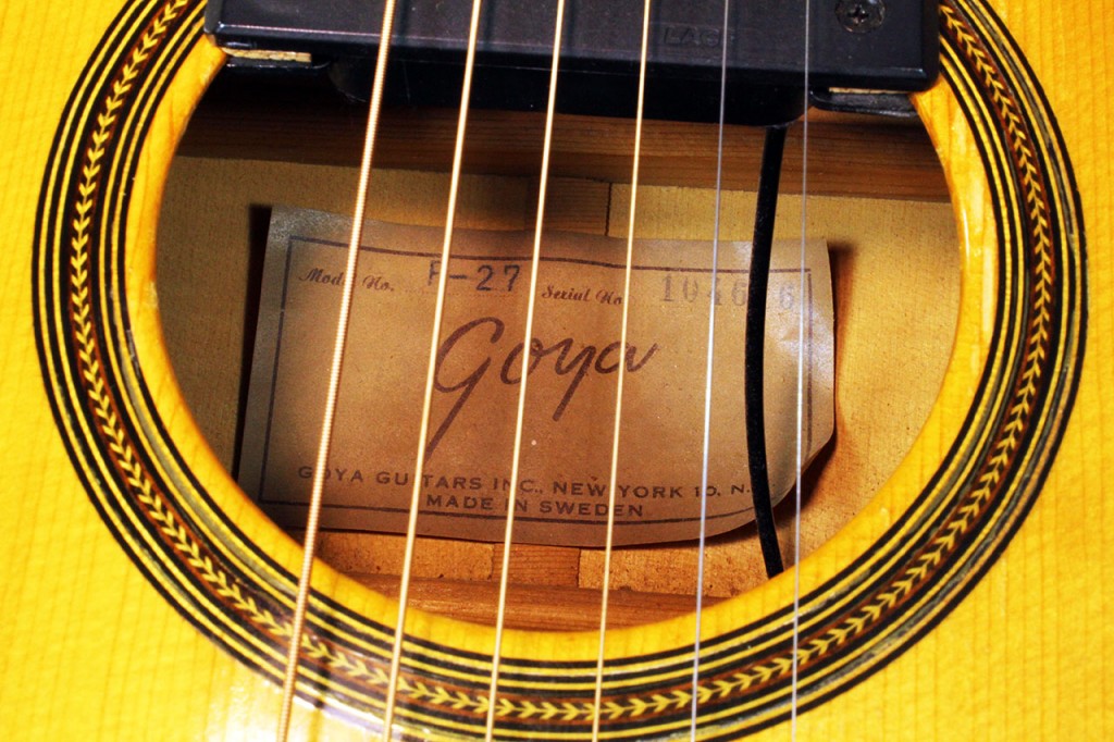 In 1960 the Goya guitar was the only affordable, well made guitar for 