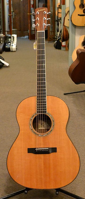 This Larrivee L09 from 1995 is a lovely example of one of the most well balanced flat tops on the market today. Selling for $1500.