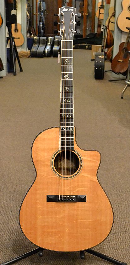 This Larrivee LSV-11 features a larger nut width and a LR Baggs hex pickup, selling for $1945.