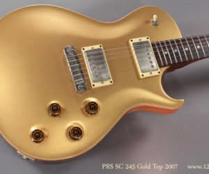 2007 PRS SC 245 Gold Top Singlecut Solidbody SOLD