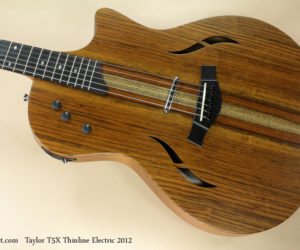 2012 Taylor T5X Thinline Electric SOLD