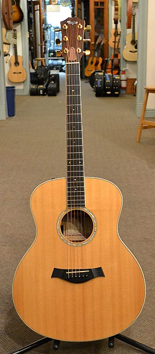 Dig into the lovely big and bright tone of this 2006 Taylor GS6E selling for $1600.