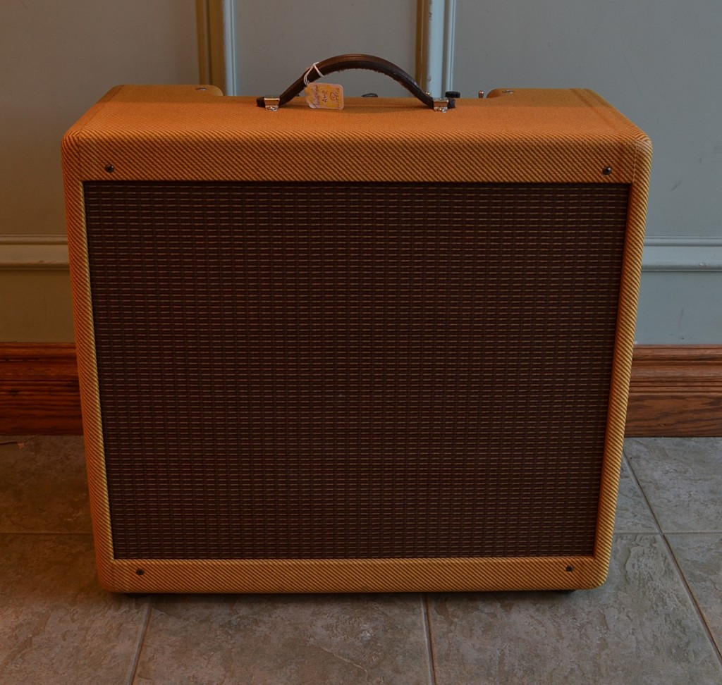 This Tungsten amp is the size of a Fender Pro and features a Mather cabinet, a Scumback M75 12