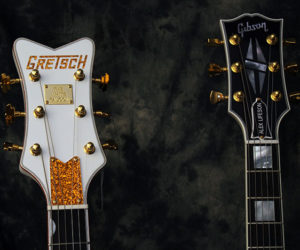 Two Guitars, In White SOLD