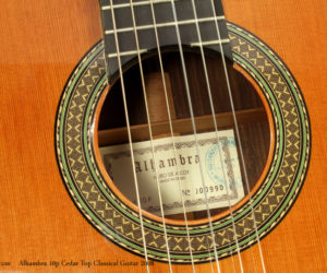 2008 Alhambra Model 10p Cedar Top Classical Guitar (consignment) SOLD