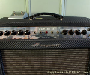 1965-67 Ampeg Gemini II G-15 Amplifier No Longer Available