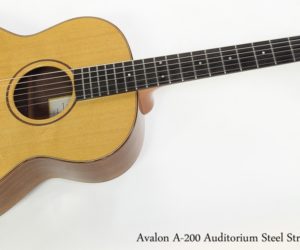 ❌SOLD❌ Avalon A200 Auditorium Steel String Guitar, 2003