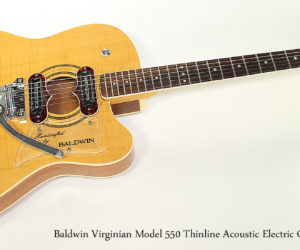 ❌SOLD❌ 1968 Baldwin Virginian Model 550 Thinline Acoustic Electric Guitar