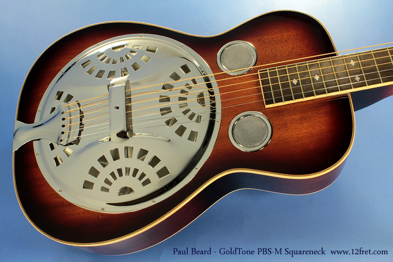 Here's a lightly used Paul Beard - GoldTone PBS-M squareneck resonator. This instrument is in very good condition with only a few very small marks.   If you're looking for a good quality squareneck, this could be it!