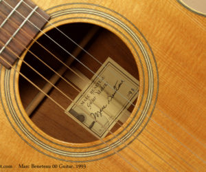 1993 Marc Beneteau 00 Guitar SOLD