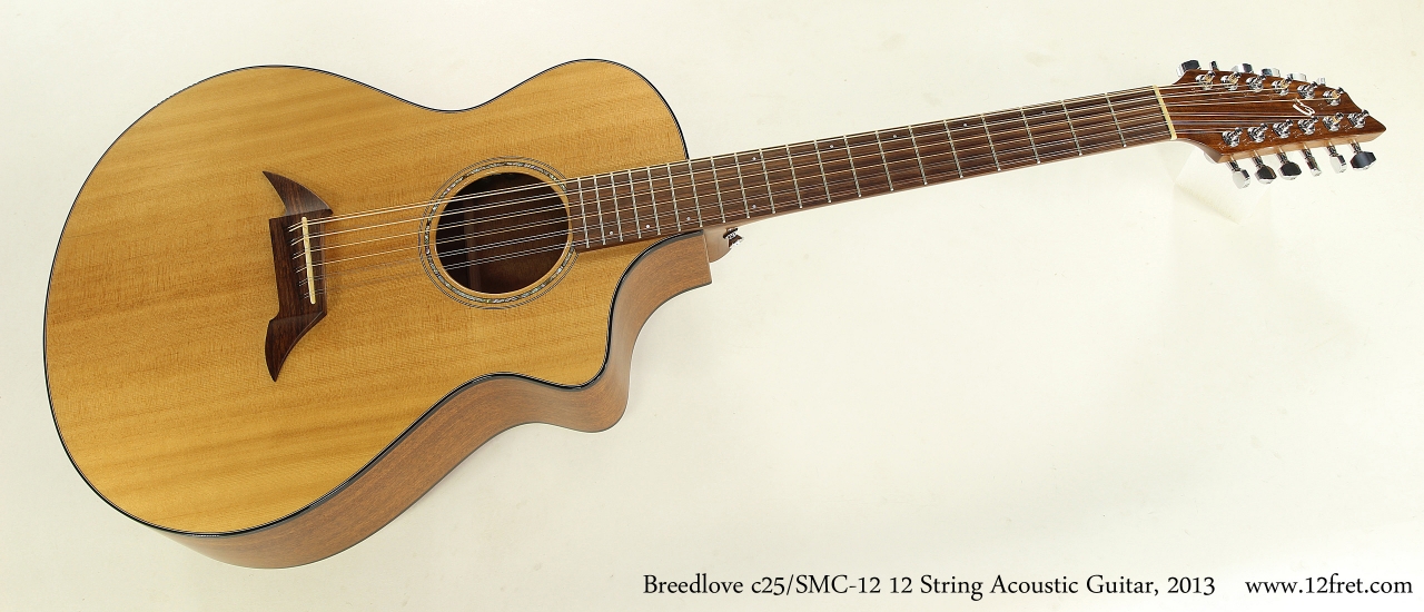 Breedlove c25/SMC12 12 String Acoustic Guitar, 2013