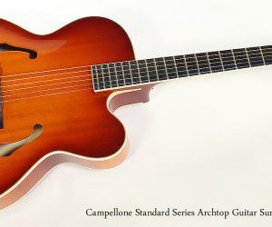 ❌SOLD❌  Campellone Standard Series Archtop Guitar Sunburst, 2002