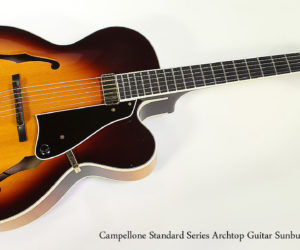 ❌ SOLD ❌ 2010 Campellone Standard Series Archtop Guitar Sunburst