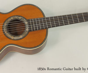 ❌SOLD❌ 1850s Romantic Guitar built by Coffe, Paris