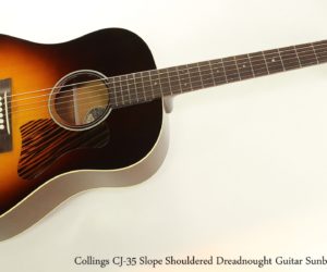 ❌ SOLD ❌  Collings CJ-35 Slope Shouldered Dreadnought Guitar Sunburst, 2014