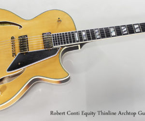 NO LONGER AVAILABLE!!! 2011 Robert Conti Equity Thinline Archtop Guitar