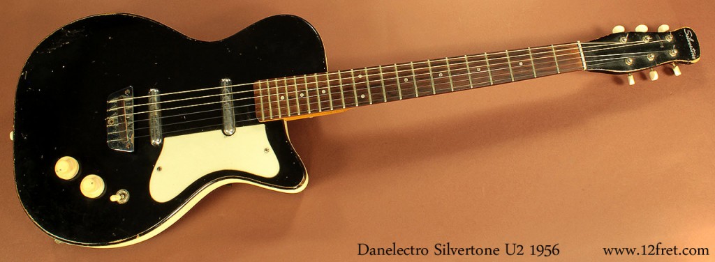 Originally, from 1934 to 1946, Nathan Daniel built amplifiers for Epiphone. In 1947 Danelectro was founded and built amplifiers for companies like Montgomery Ward, Sears&Roebuck and Targ&Dinner. The first Danelectro guitars were made in 1954 for Sears under the Silvertone name, and featured solid poplar bodies and neck stiffening rods instead of adjustable truss rods.