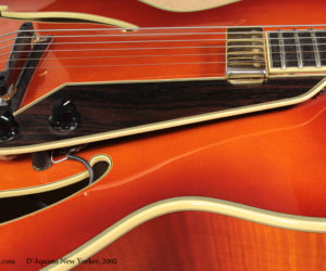 2002 DAquisto New Yorker Archtop (consignment) No Longer Available