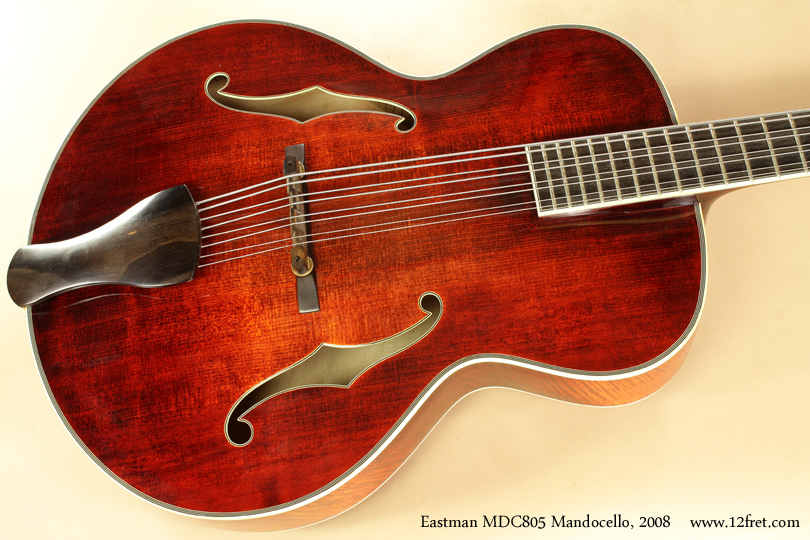 This is a spectacular instrument - a 2008 Eastman MDC805 Mandocello  in near-perfect condition.