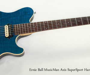 ❌ SOLD ❌  2002 Ernie Ball MusicMan Axis Super Sport Hardtail Teal