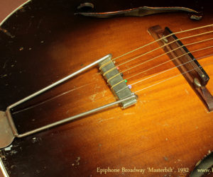 Epiphone Broadway Masterbilt, 1932 (Consignment) SOLD